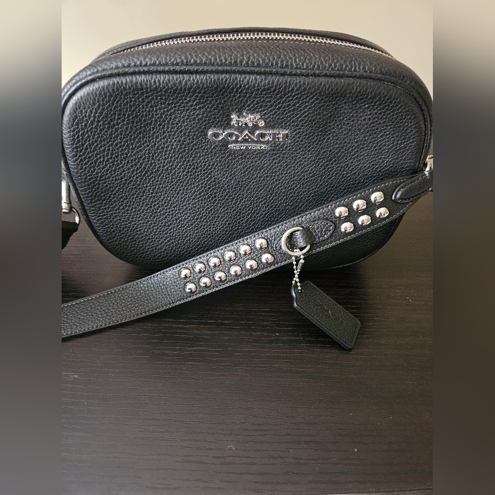 Coach Black and Silver Crossbody